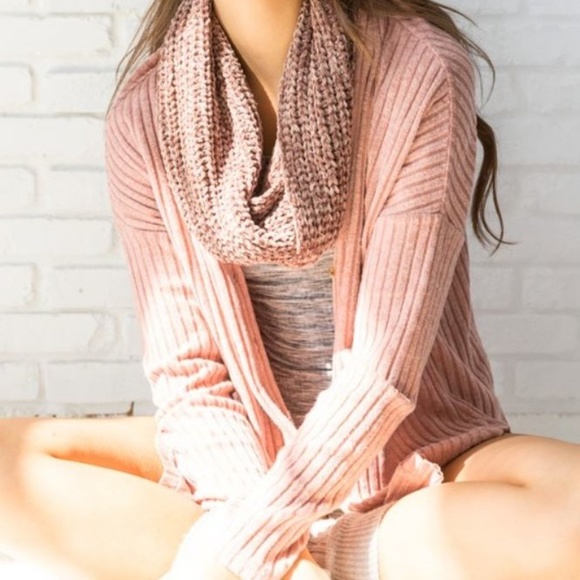 Brushed Rib Soft Button Down Cardigan - Picture 3 of 4